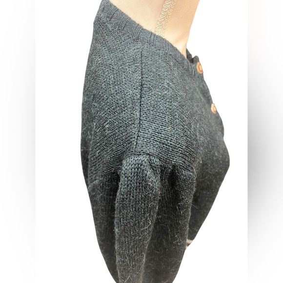 Gaberina Prexl Austria Alpaca Wool Cardigan Heart Buttons Winter Scene 44 - Picture 8 of 11